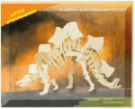 Drewniane puzzle 3D - dinozaur stegosaurus